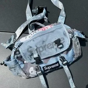 no name　SUPREME waist Bag Blue Camo Supreme Waist Bag (SS20) Blue Chocolate Chip Camo